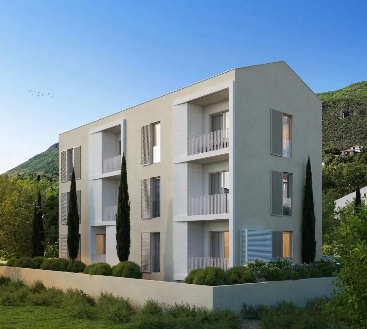 Prodaja, jednosoban stan, 48m², Dumidran, Tivat