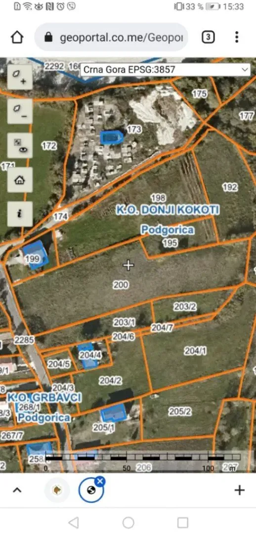 Prodaja, plac, 1000m², Podgorica, Crna Gora