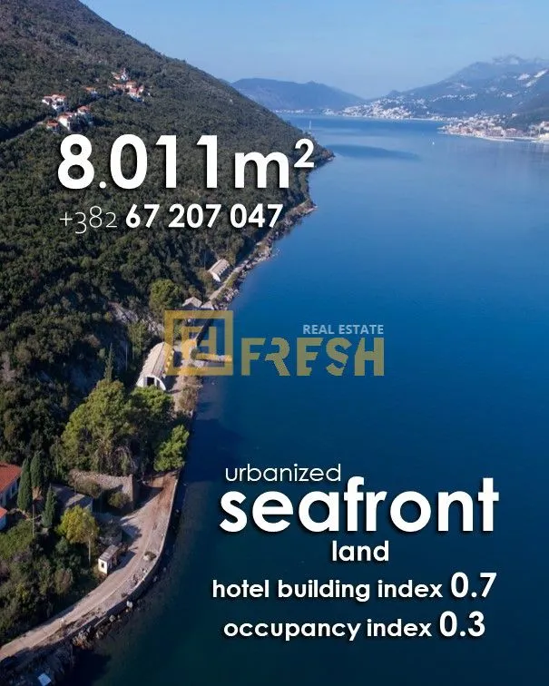 Prodaja, plac, 8011m², Tivat, Crna Gora