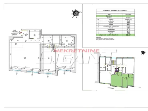 Prodaja, trosoban stan, 88m², Vukov Spomenik, Zvezdara Sve Podlokacije - image 11