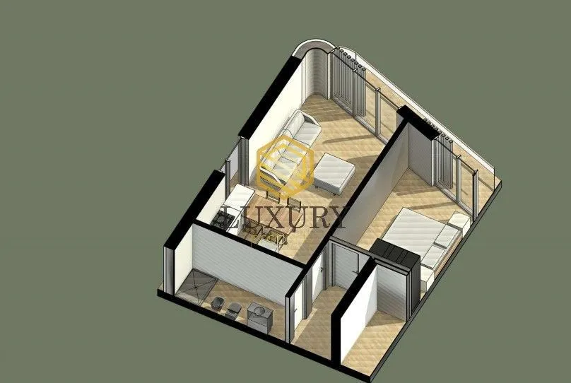 Prodaja, jednosoban stan, 54m², Liman, Ulcinj