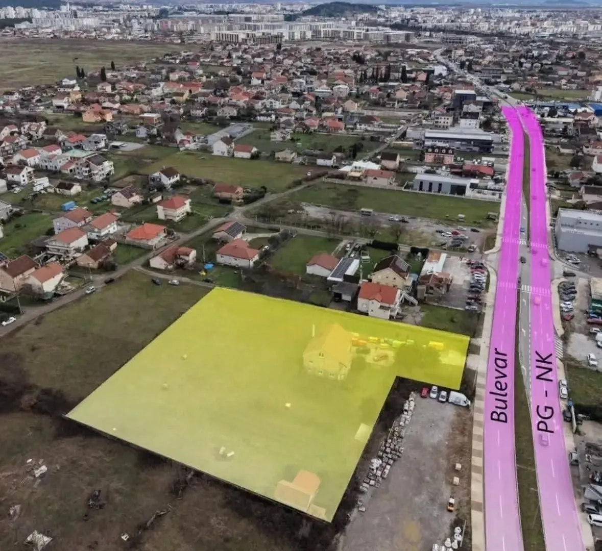 Prodaja, plac, 5789m², Gornja Gorica, Podgorica