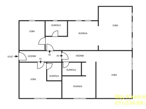 Prodaja, četvorosoban stan, 109m², Zemun Centar, Zemun Sve Podlokacije - image 20