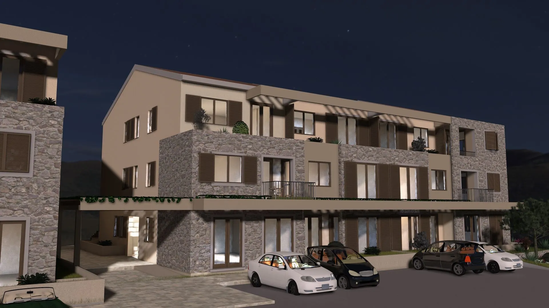 Sale, two bedroom apartment, 62m², Radanovići, Kotor