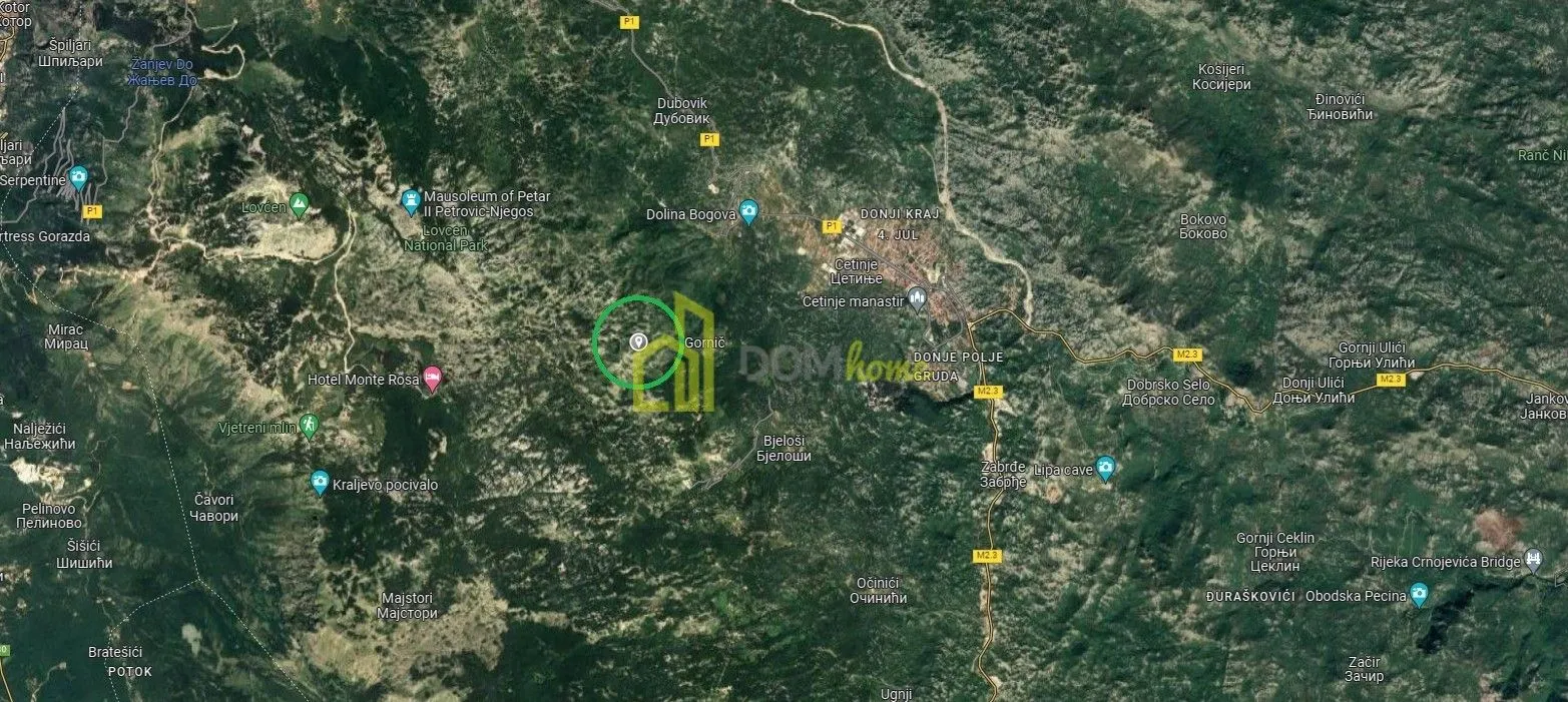 Prodaja, plac, 45756m², Bajice, Cetinje