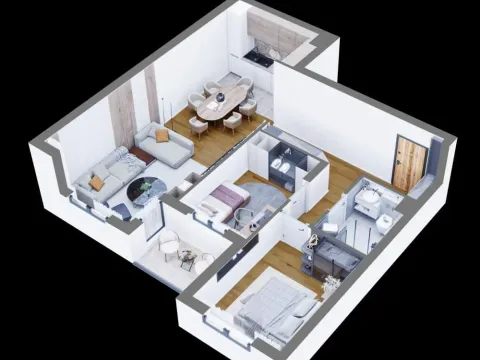 Prodaja, dvosoban stan, 65m², Bežanija, Beograd - image 2