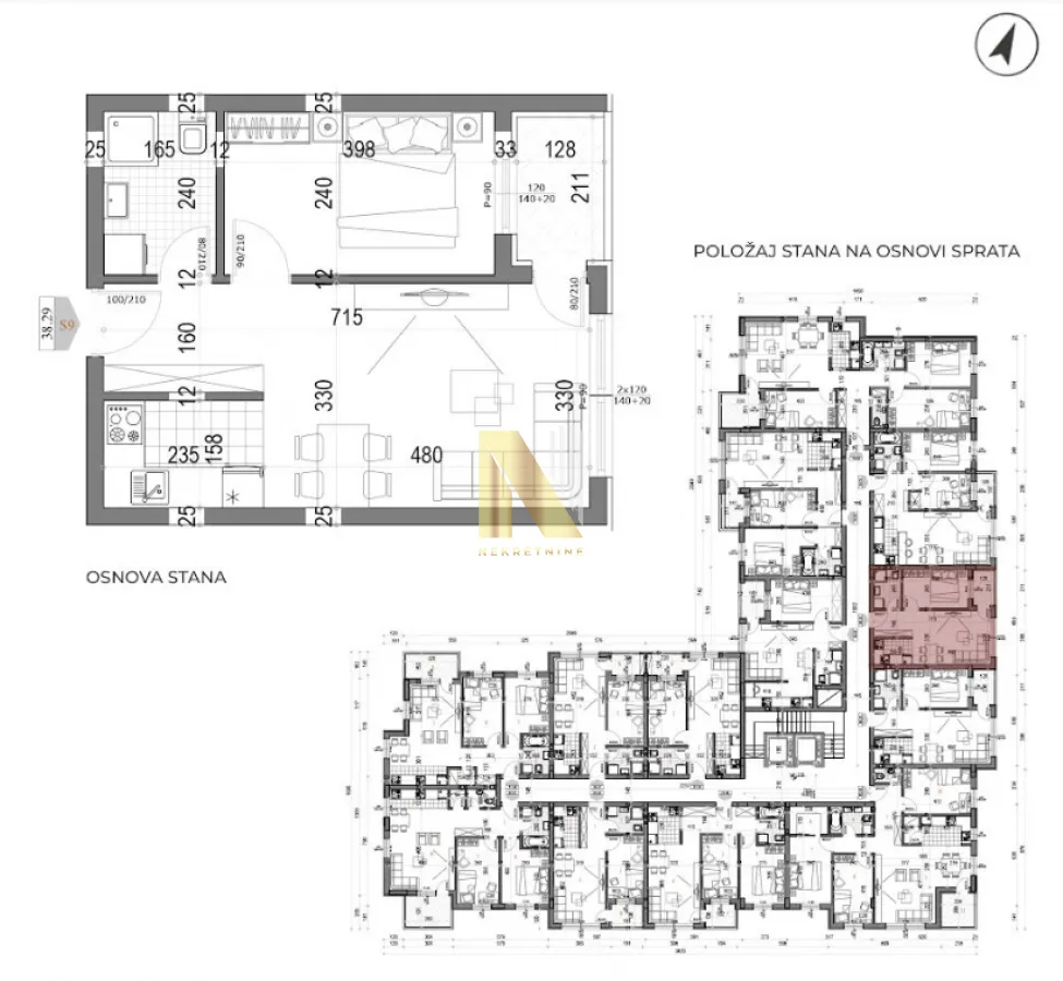 Prodaja, jednosoban stan, 38m², Telep, Novi Sad Sve Podlokacije