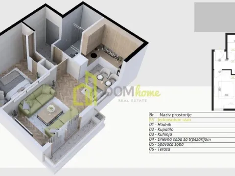 Prodaja, jednosoban stan, 42m², Budva, Crna Gora - image 5