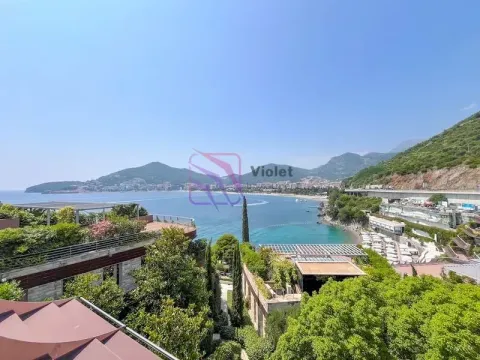Pogled na more i okolne objekte sa terase. - image 17