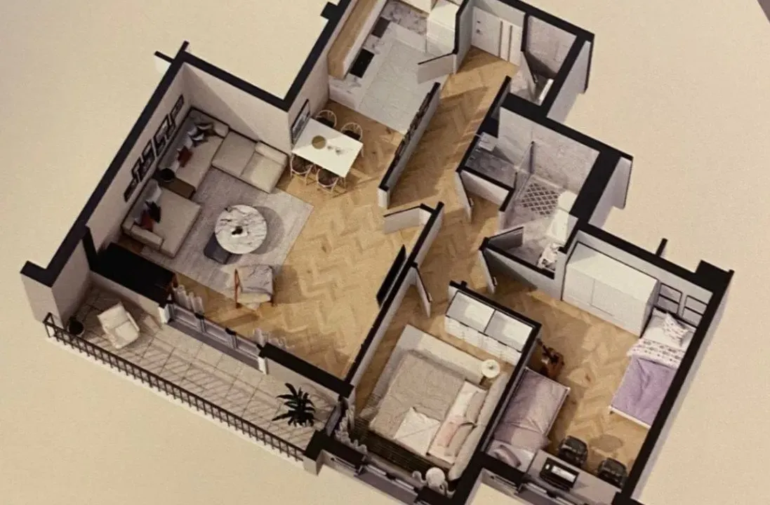 Sale, two bedroom apartment, 69m², Tivat, Crna Gora