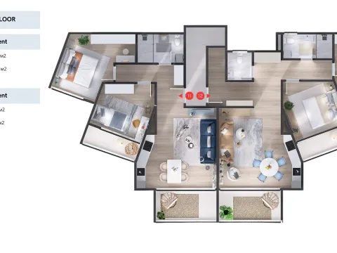 Prodaja, stan, 90m², Tivat, Crna Gora - image 13