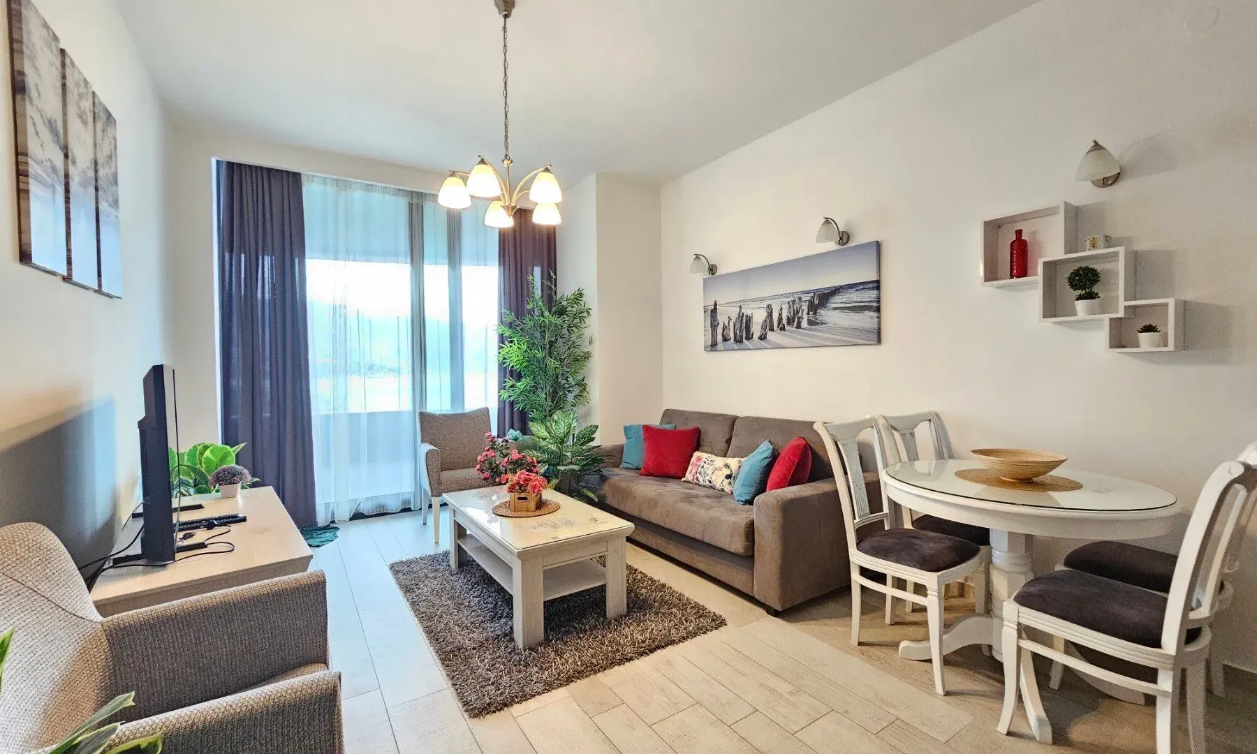 Rent, one bedroom apartment, 57m², Budva, Crna Gora