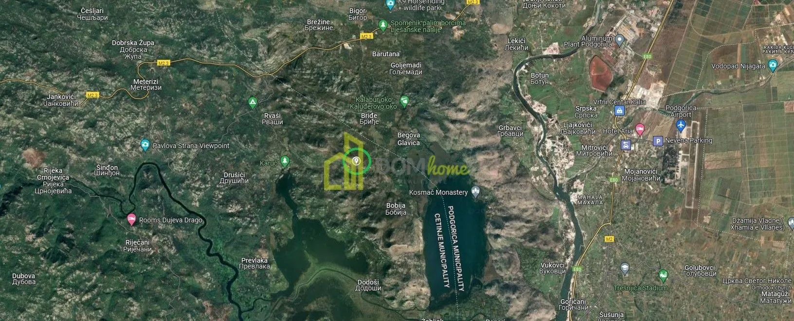 Prodaja, plac, 21502m², Bobija, Cetinje