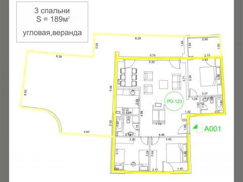 Sale, three bedroom apartment, 189m², Budva, Crna Gora - image 19