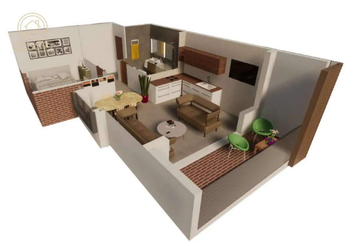 Prodaja, jednosoban stan, 48m², Centar, Vrnjačka Banja