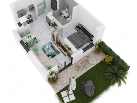 Sale, one bedroom apartment, 43m², Dobrota, Kotor - image 10