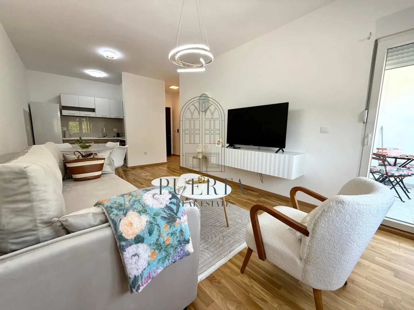 Rent, one bedroom apartment, 42m², Zagorič, Podgorica