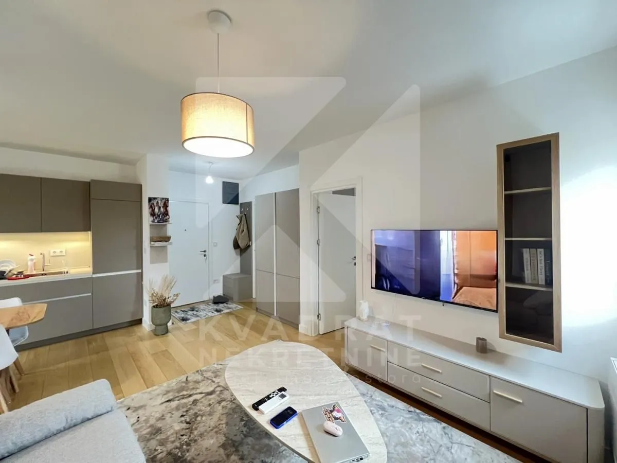 Izdavanje, jednosoban stan, 42m², Tološka šuma, Podgorica