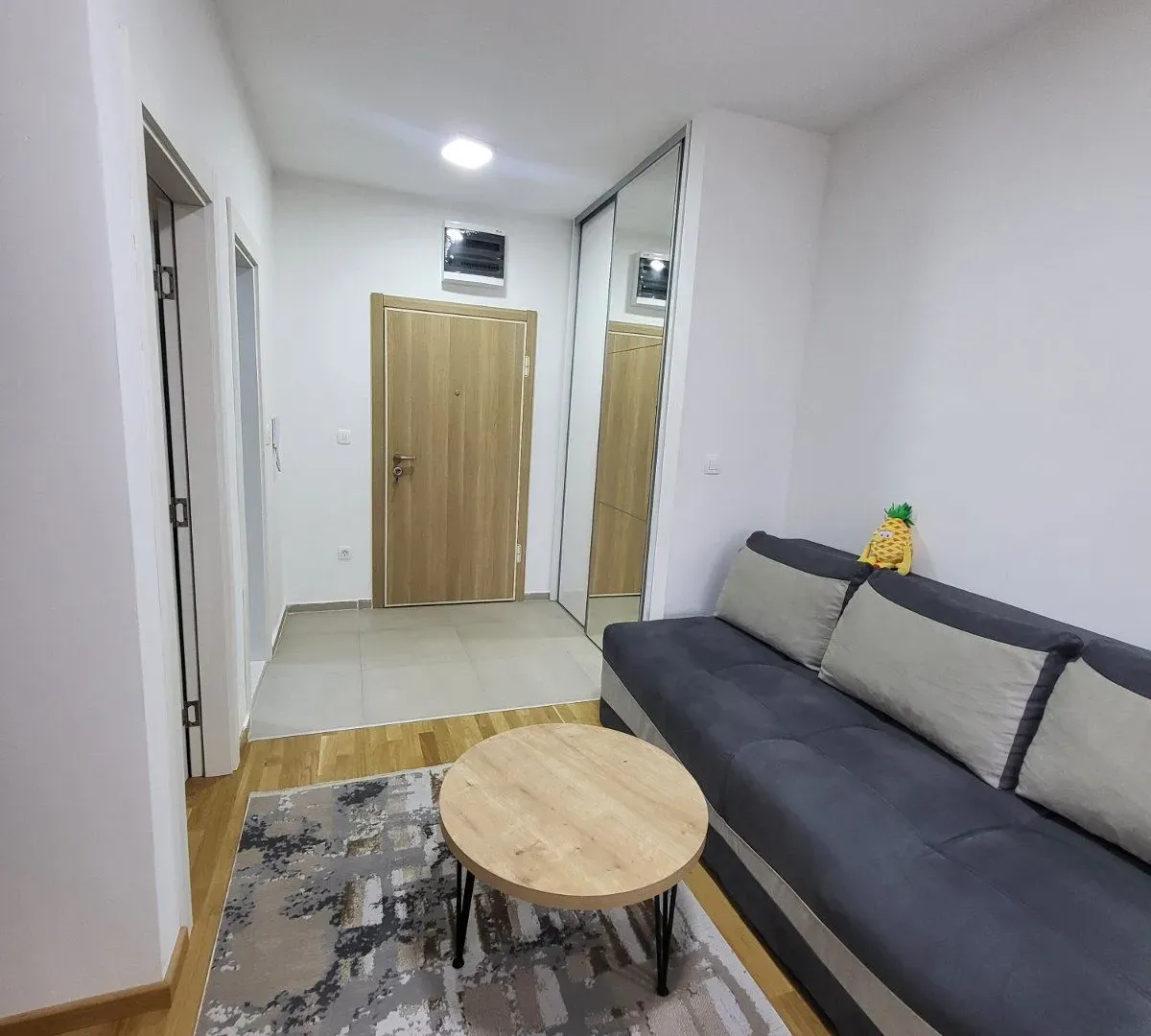 Izdavanje, jednosoban stan, 37m², Gintaš, Podgorica