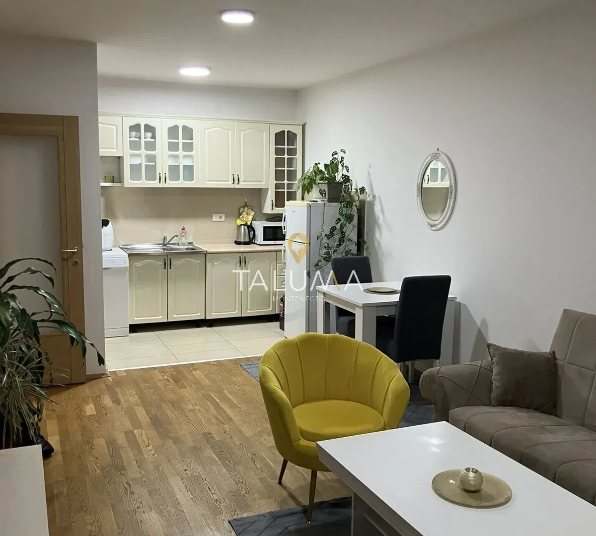 Izdavanje, jednosoban stan, 50m², Tuški Put, Podgorica