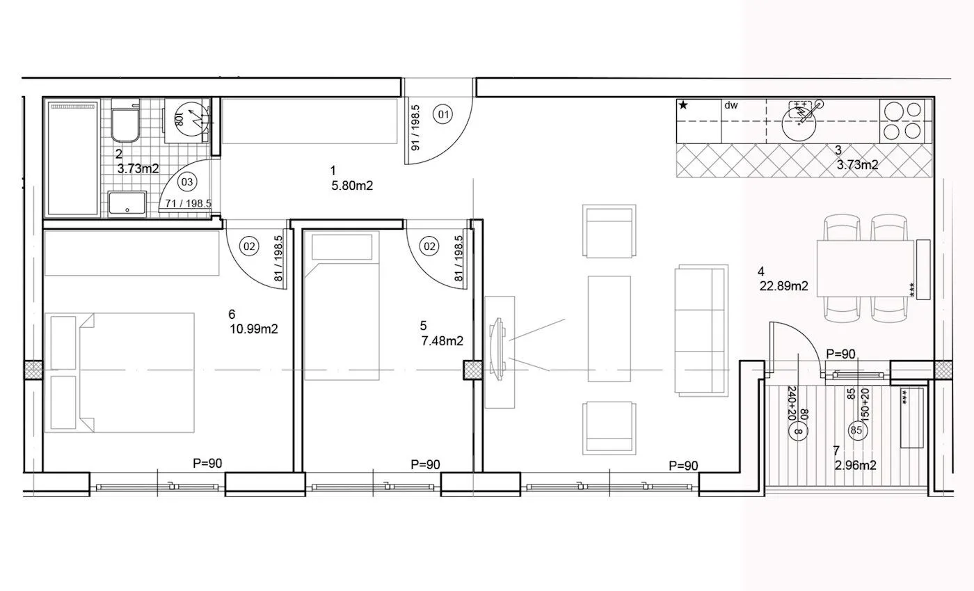 Prodaja, jednosoban stan, 58m², Detelinara, Novi Sad Sve Podlokacije