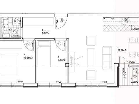 Prodaja, jednosoban stan, 58m², Detelinara, Novi Sad Sve Podlokacije - image 9