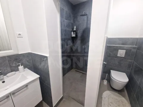 Modernly equipped bathroom with a walk-in shower and sanitary facilities. - image 7