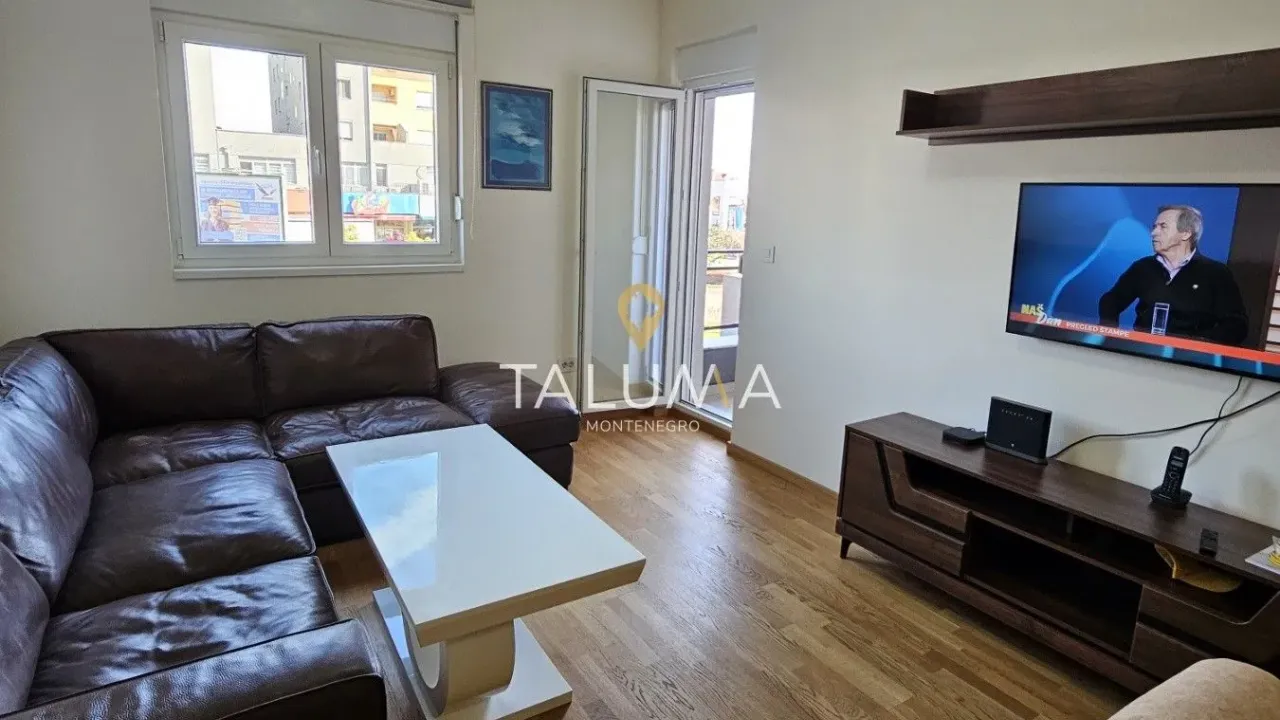 Izdavanje, jednosoban stan, 45m², Stari Aerodrom, Podgorica