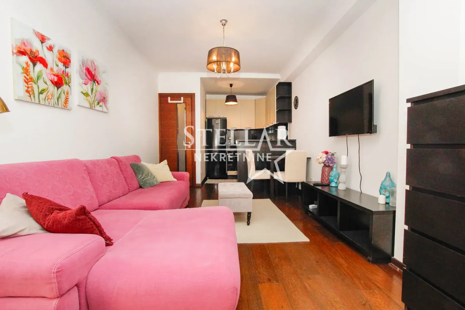Rent, one bedroom apartment, 44m², Gorica C, Podgorica