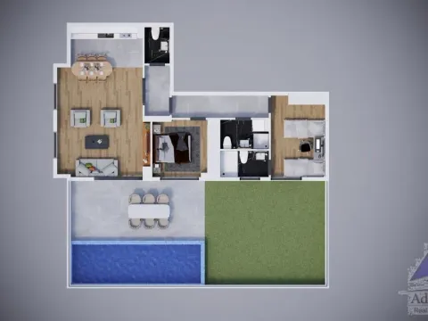 Sale, two bedroom apartment, 90m², Podkošljun, Budva - image 12