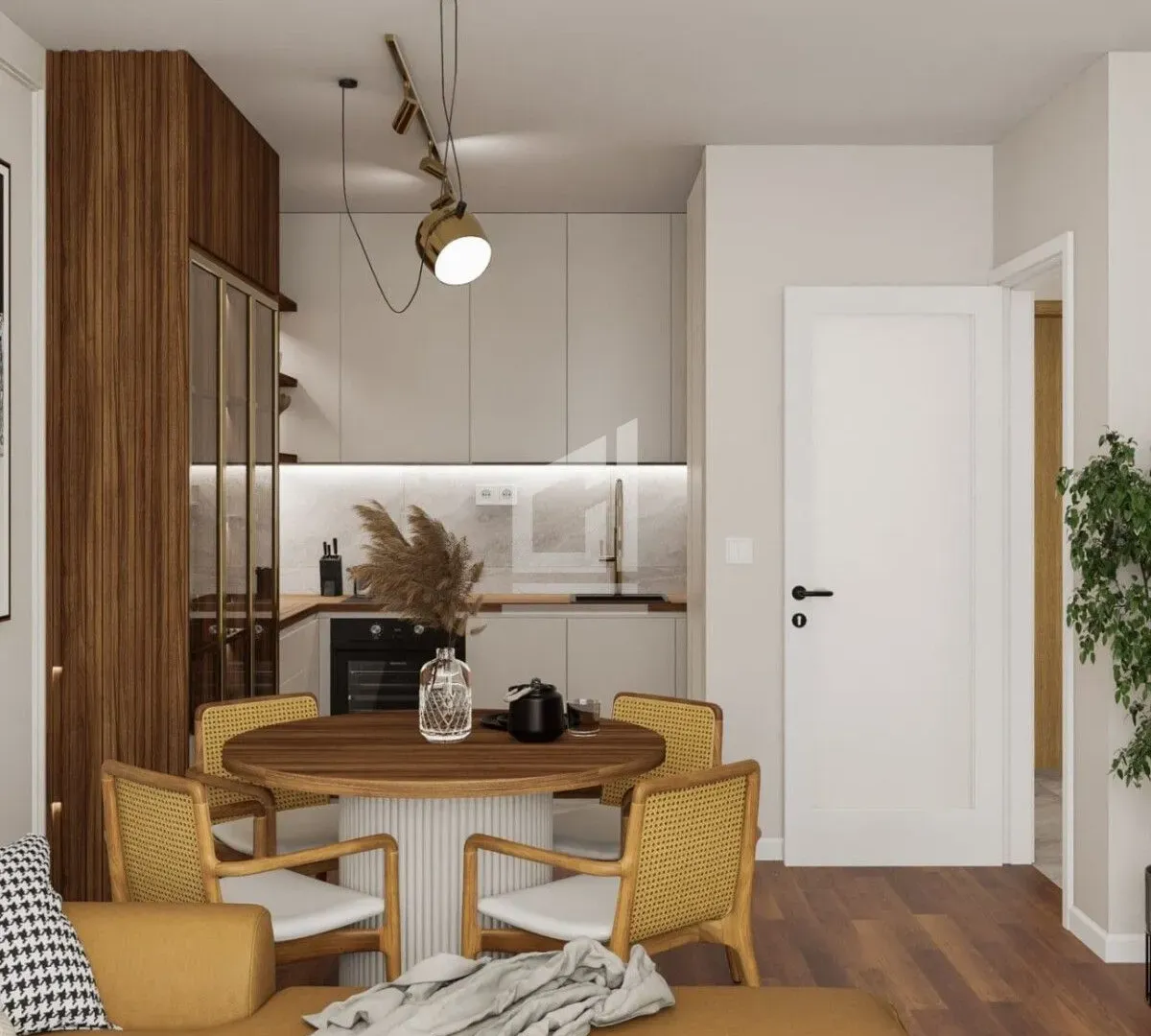 Izdavanje, jednosoban stan, 50m², Master Kvart, Podgorica