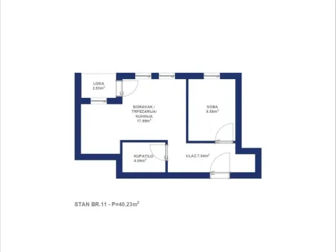 Prodaja, jednosoban stan, 40m², Zemun Centar, Zemun Sve Podlokacije - image 4