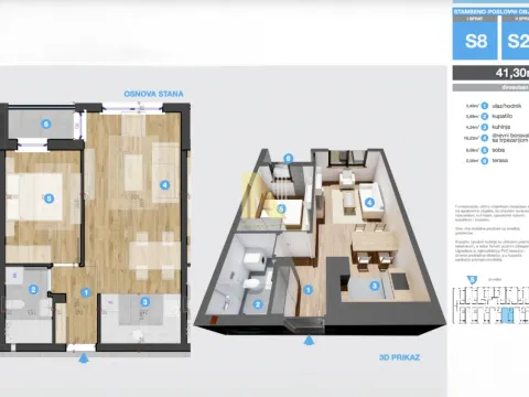 Prodaja, jednosoban stan, 41m², Telep, Novi Sad Sve Podlokacije - image 1