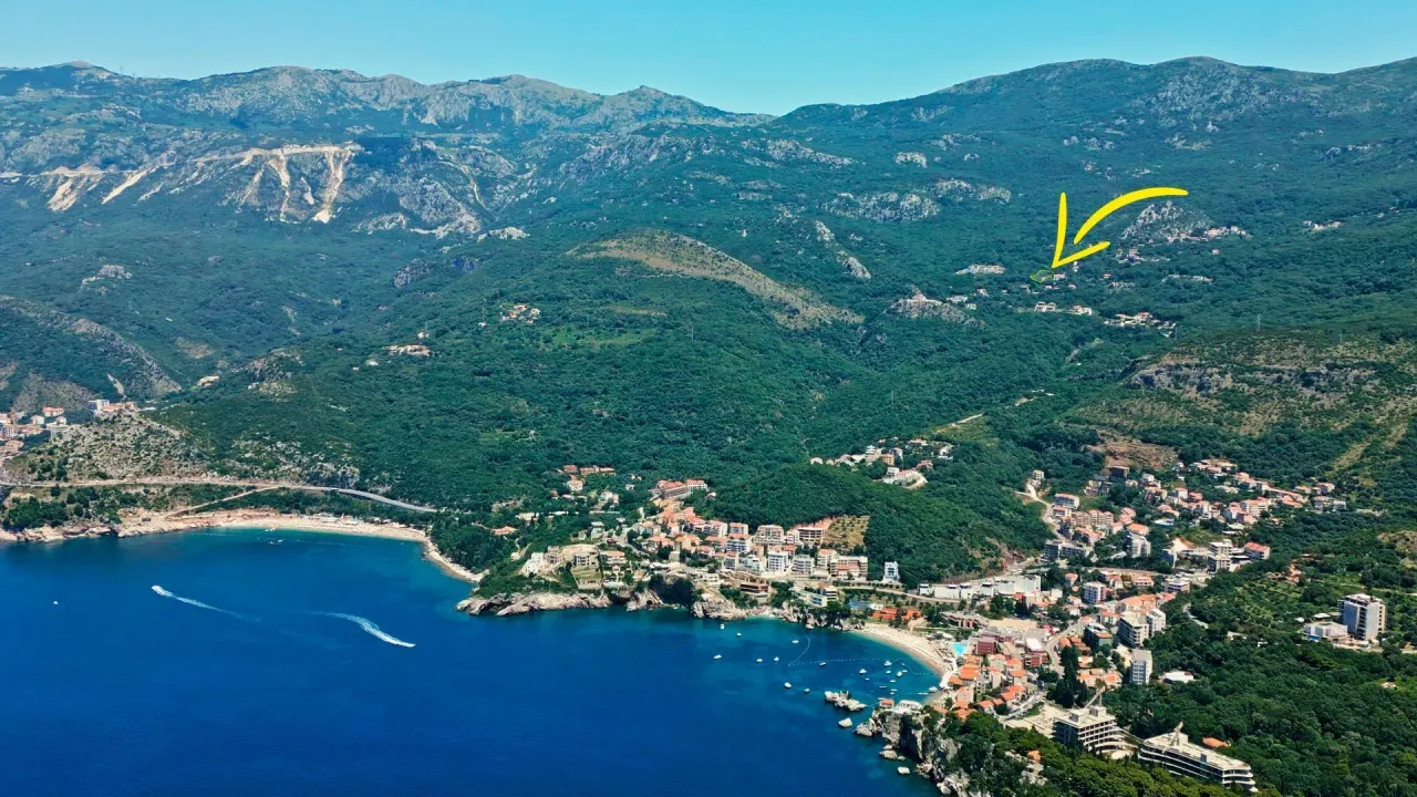 Sale, land lot, 608m², Kuljače, Budva
