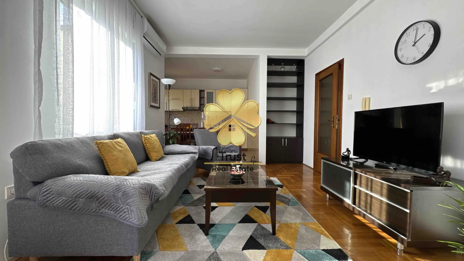 Rent, one bedroom apartment, 55m², Momišići, Podgorica