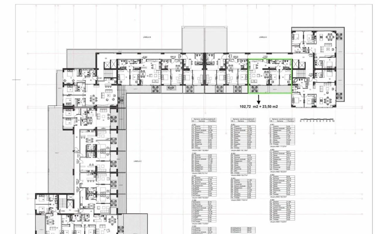 Sale, two bedroom apartment, 126m², Budva, Crna Gora