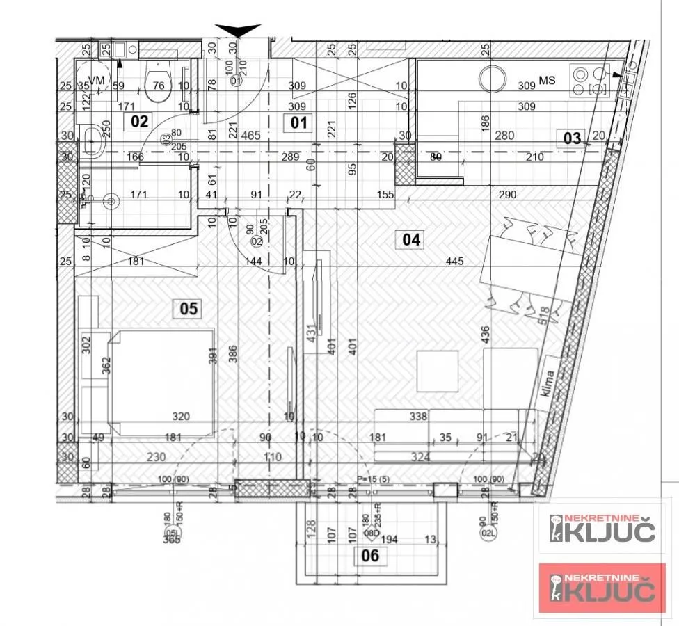 Prodaja, dvosoban stan, 45m², Detelinara, Novi Sad Sve Podlokacije