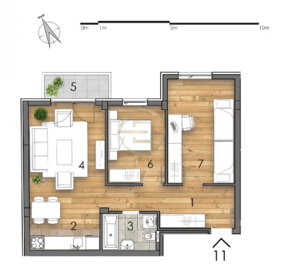 Prodaja, trosoban stan, 60m², Detelinara, Novi Sad Sve Podlokacije