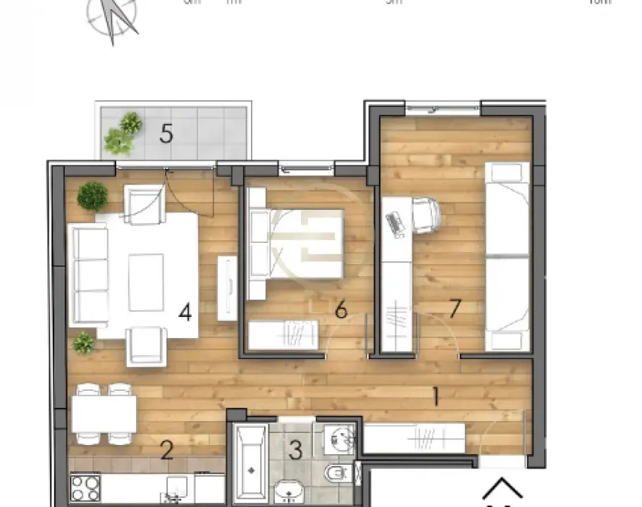 Prodaja, trosoban stan, 60m², Detelinara, Novi Sad Sve Podlokacije