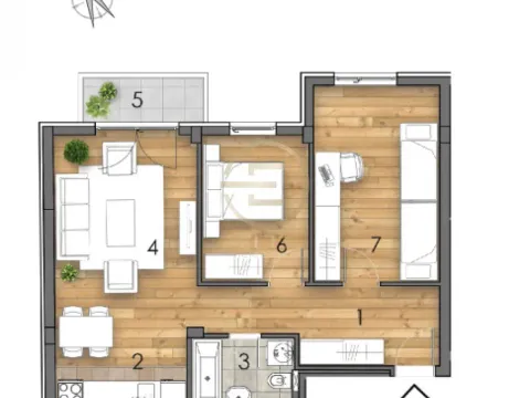 Prodaja, trosoban stan, 60m², Detelinara, Novi Sad Sve Podlokacije - image 1