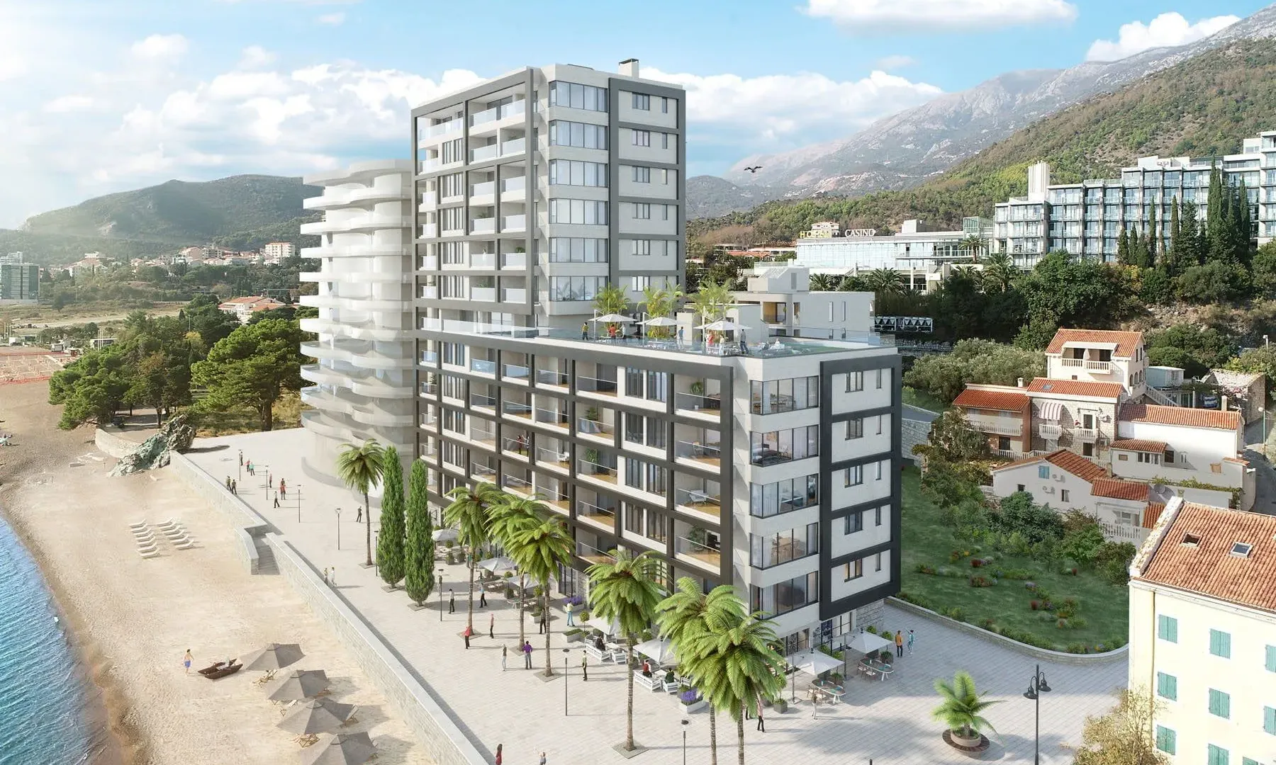 Sale, apartment, 52m², Bečići, Budva