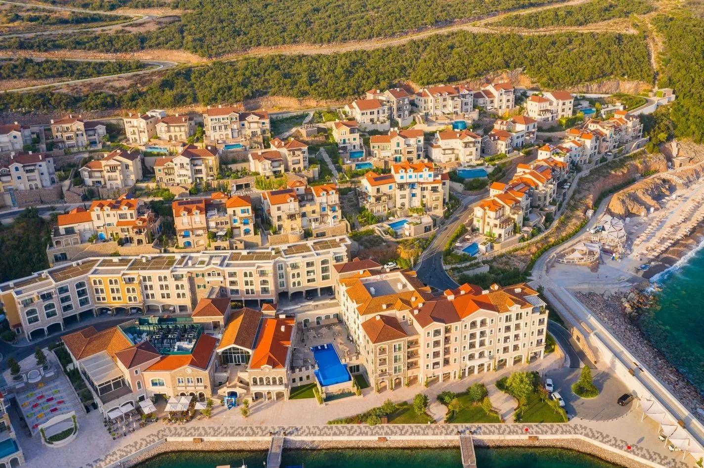 Prodaja, garsonjera, 47m², Luštica Bay, Tivat