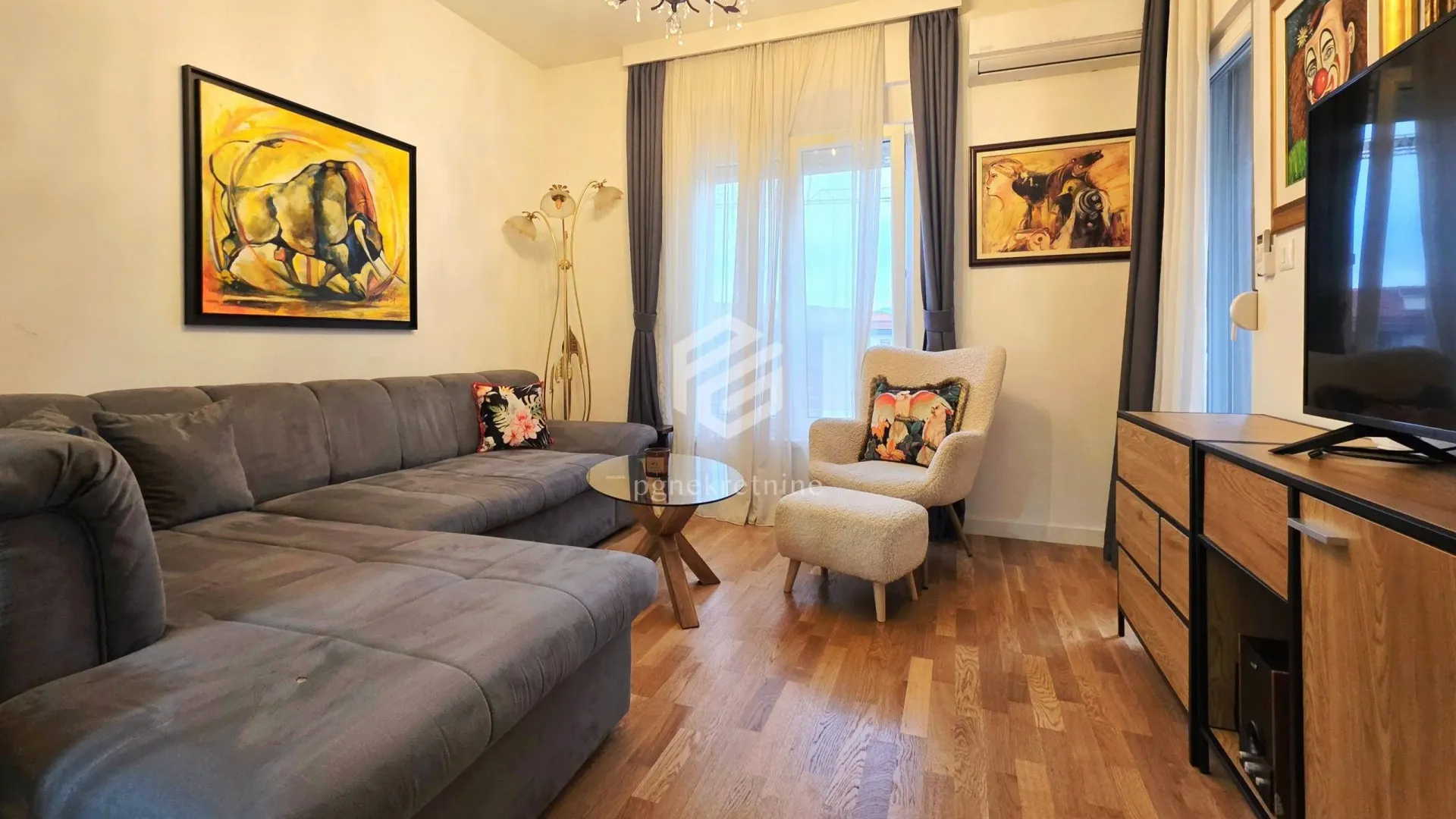 Rent, one bedroom apartment, 46m², Zabjelo, Podgorica