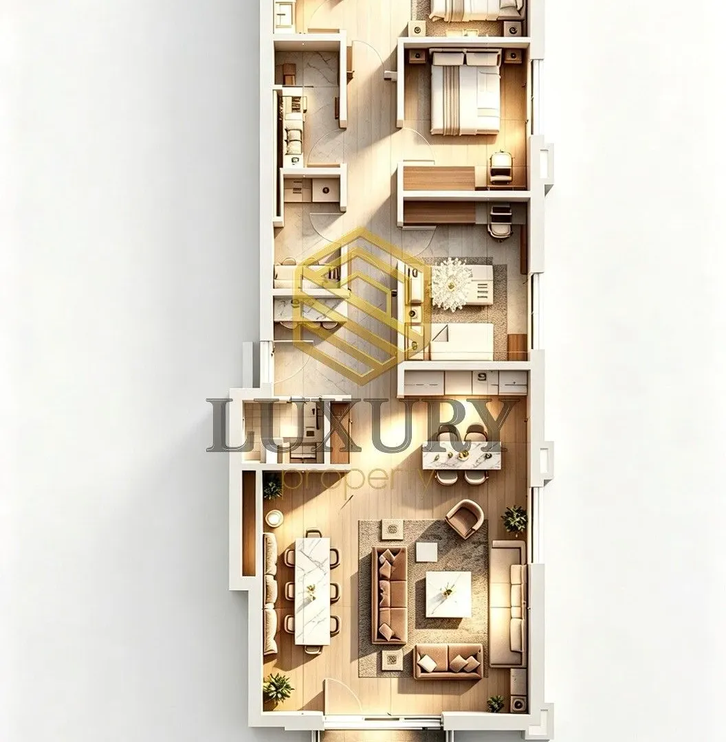 Prodaja, trosoban stan, 149m², Krivi Most, Podgorica