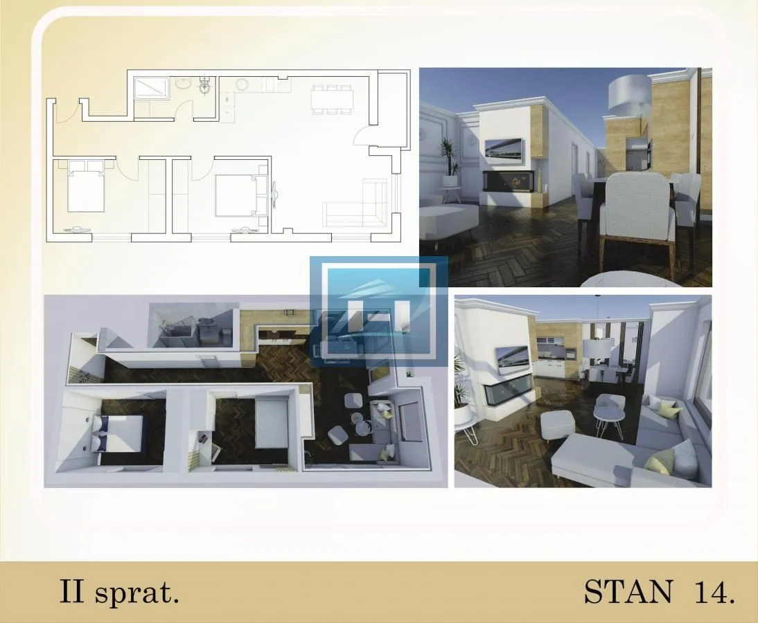 Prodaja, trosoban stan, 69m², Aqua park, Jagodina
