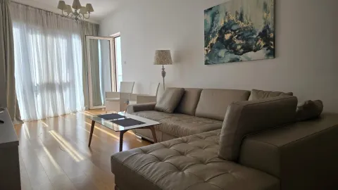 Spacious living room with sofa set and terrace access. - image 2