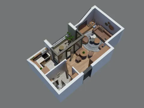 Sale, studio apartment, 33m², Zabjelo, Podgorica - image 5