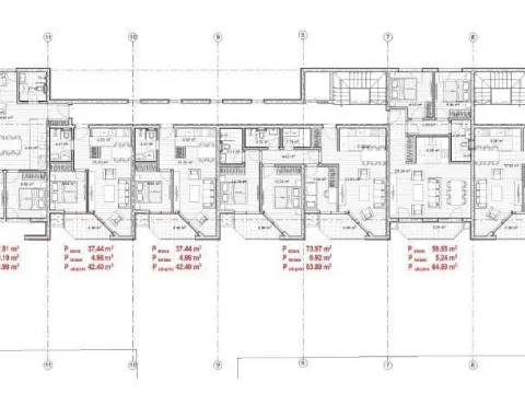 Sale, two bedroom apartment, 64m², Budva, Crna Gora - image 3