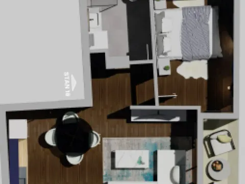 Prodaja, dvosoban stan, 43m², Pančevo, Srbija - image 7