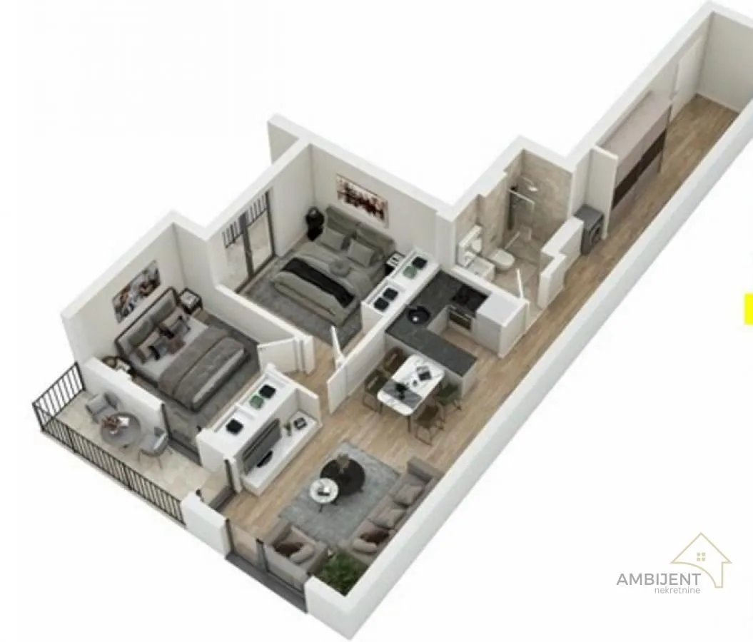 Sale, three bedroom apartment, 71m², Centar Sve Podlokacije, Beograd